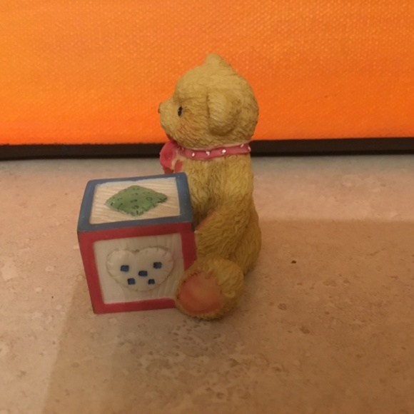 Cherished Teddies Bear With ABC “A” Block. - Picture 3 of 8